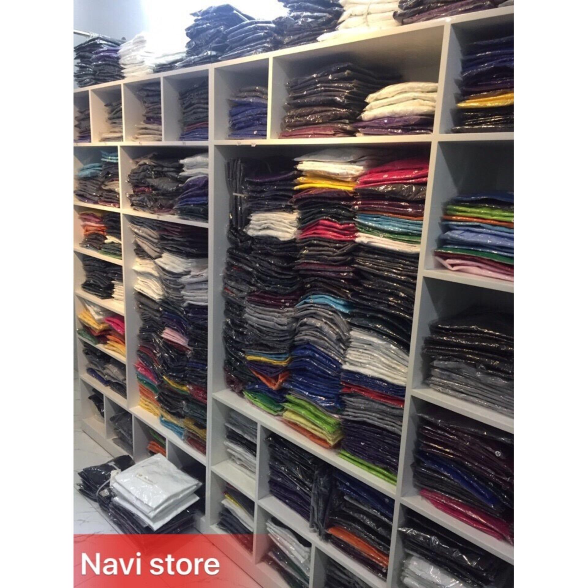 [HCM]Chân váy chữ A lửng Navi Đen