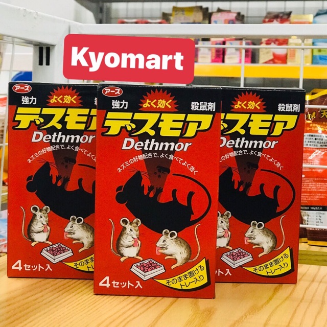 [Freeship]Thuốc viên diệt chuột Dethmor Nhật Bản