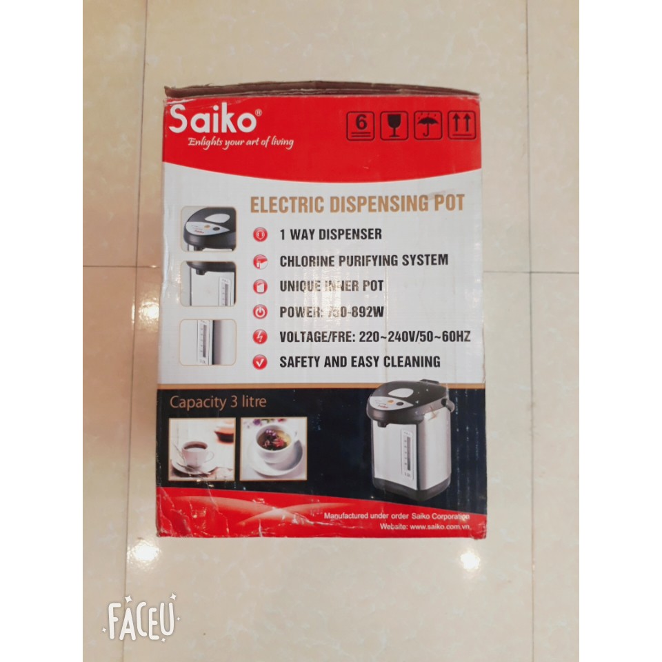 BÌNH THỦY ĐIỆN SAIKO AP-306S