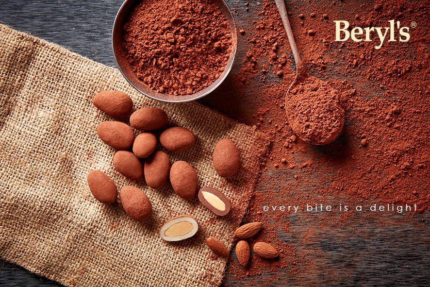 [4 Vị] Socola Tiramisu Beryl's Bọc Hạnh Nhân 200gr - Malaysia