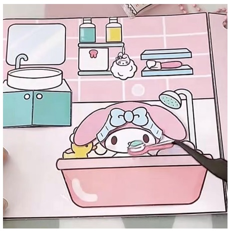 Squishy giấy ngôi nhà của Melody