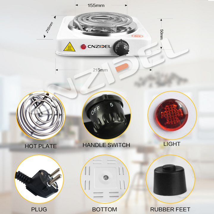 Bếp điện mini 500w