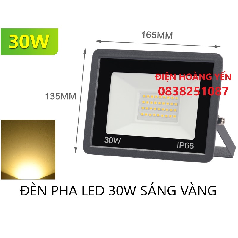 Đèn Pha Led Siêu mỏng siêu sáng 30W 220V