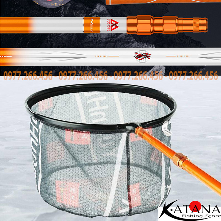 Vợt Cá Carbon MC 1m7, 2m1, 2m5, 2m7, 3m