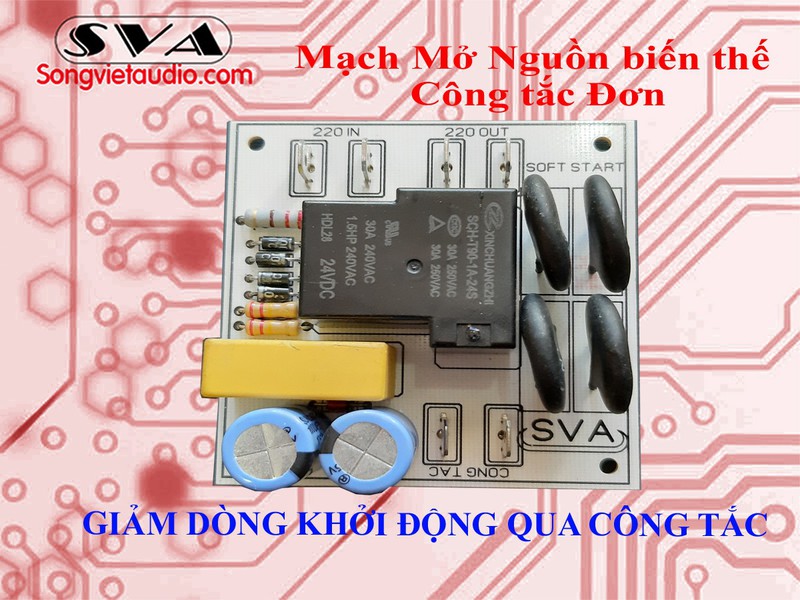 MẠCH KHỞI ĐỘNG CÔNG TẮC ĐƠN - 1 MẠCH