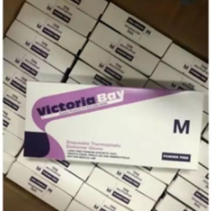 Hộp  Găng Tay  TPE Victoria Bay, Bao Tay Siêu Dai Dùng 1 Lần Làm Bếp Nấu Ăn Vệ Sinh