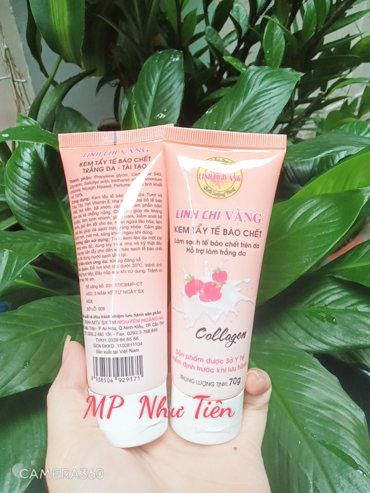 Sữa rửa mặt Linh Chi Vàng collagen