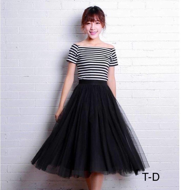 💝 FREESHIP 💝 Chân Váy Lưới TuTu 2 Lớp Hàng Cao Cấp E19