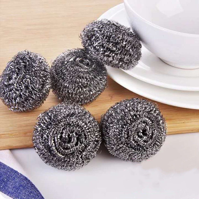 ✅ Bộ 6 Miếng Chà Xoong Lưới Thép Mềm ✅
