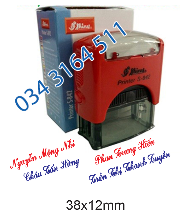 [HCM]Khắc dấu tên theo yêu cầu shiny s842