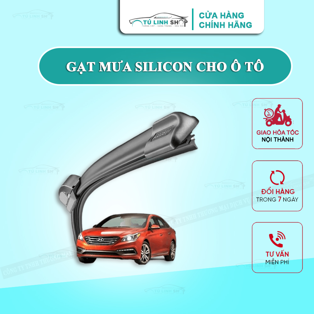 Gạt mưa Ô Tô silicon cao cấp siêu bền siêu sạch cho các loại xe