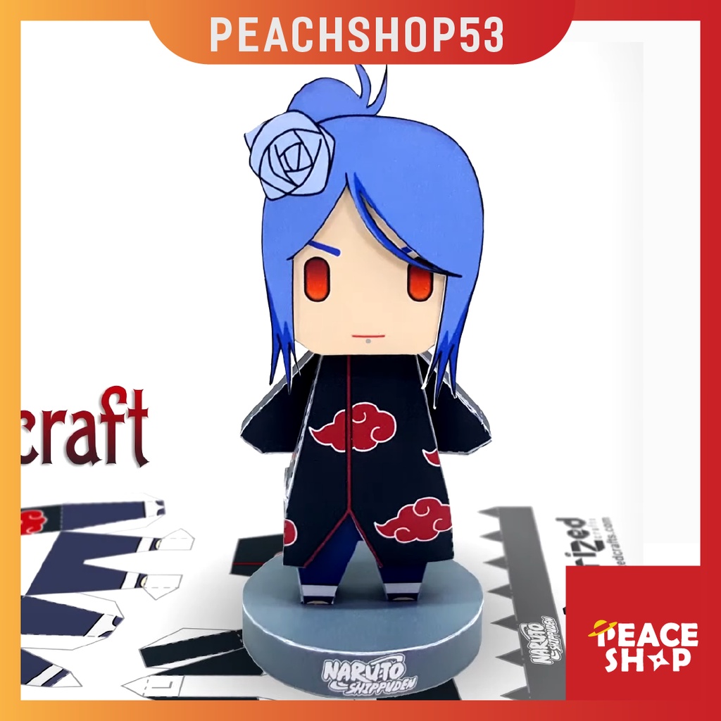 Mô hình giấy Anime Chibi Konan - Naruto Shippuden OS10