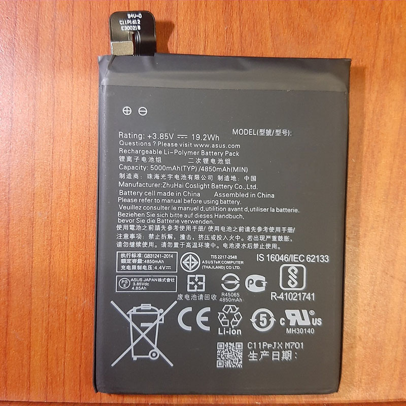 Pin asus zenfone 4 max pro (c11p1612/zen3 zoom s/zen4 max plus/zc554kl/x00id