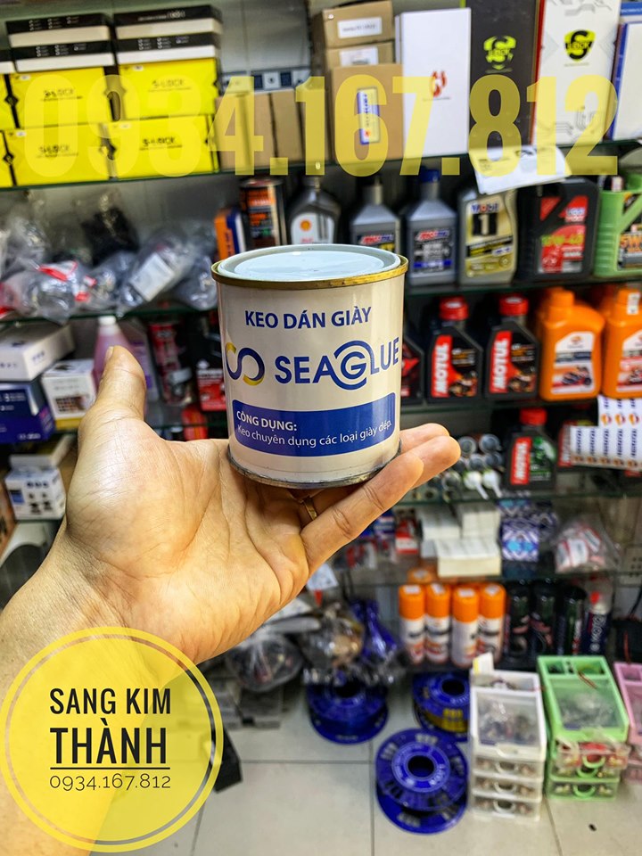 Keo dán đồ da keo dán giày keo dán dép chuyên dụng seaglue lon lớn 300gr