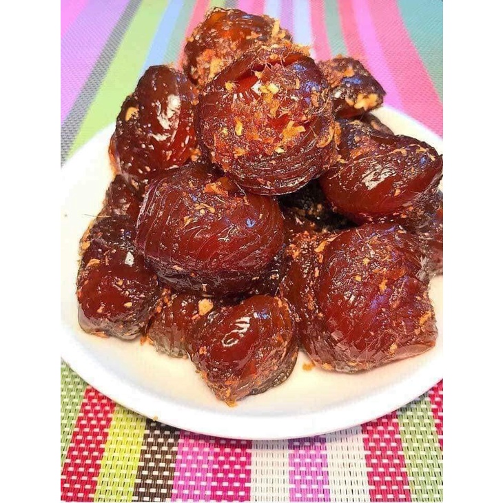 1Kg ô mai mận hậu khía Sào gừng dẻo ngon đặc sản Hà Nội