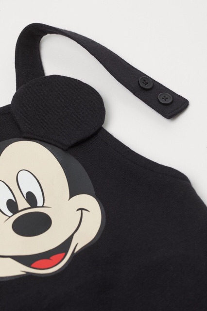 Sét yếm với áo Mickey bé trai size 1 đến 5t