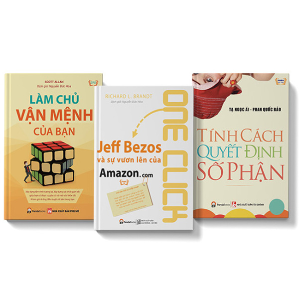 [COMBO 3 cuốn] Làm chủ vận mệnh của bạn + One Click Jeff Bezos và sự vươn lên của Amazon.com + Tính cách quyết định số phận
