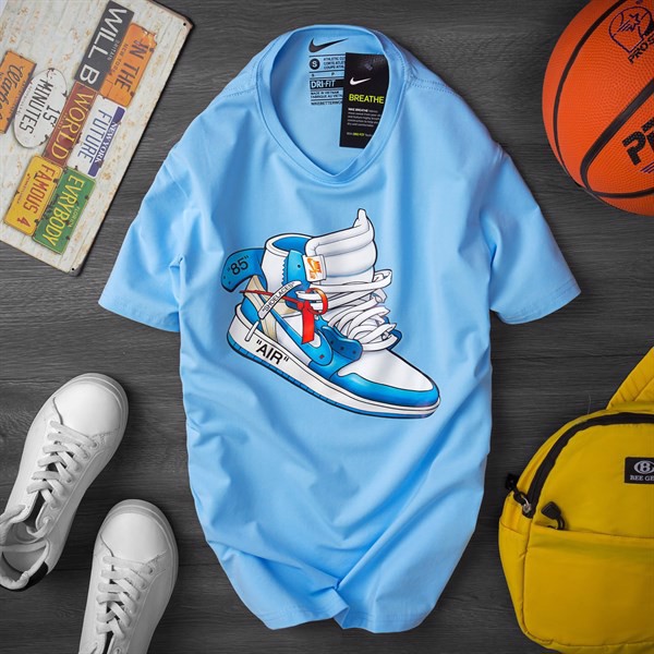 Áo thun nam nữ N.i.k.e Air Jordan 1 OW Tee