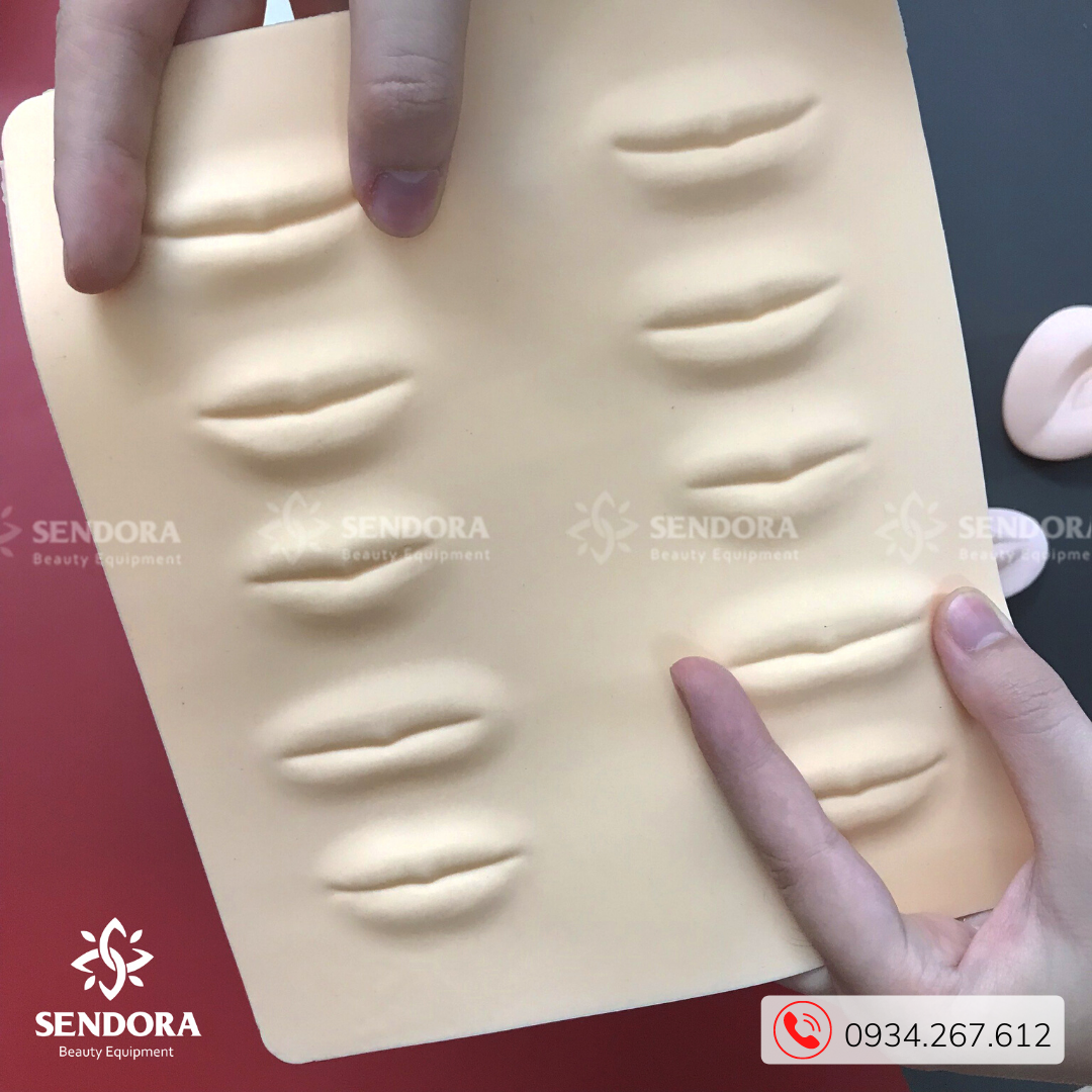 [HCM]Da giả 3D tập phun xăm - Hình môi