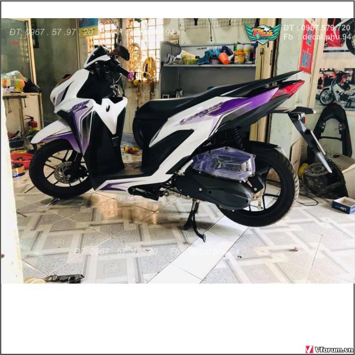 Tem rời Vario Tím Trắng (B)
