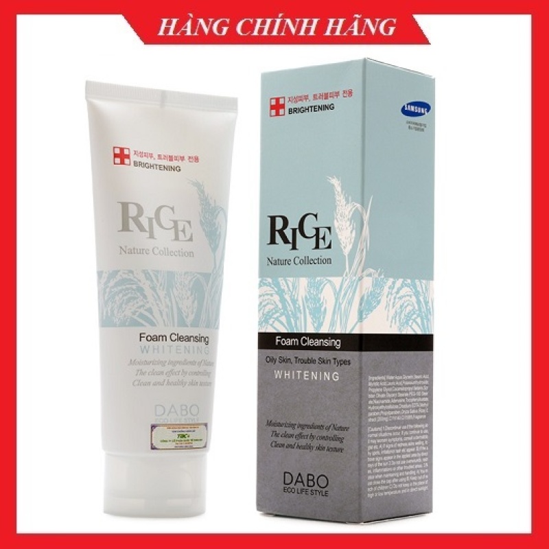 Sữa rửa mặt gạo DABO RICE Hàn quốc 150ml/Hộp ( 1 LÀ MẶT NẠ BENEW TRỊ GIÁ 9.000Đ/ CÁI - 150ML LÀ SỮA RỬA MẶT GẠO DABO TRỊ GIÁ 85.000Đ/ HỘP) giá rẻ