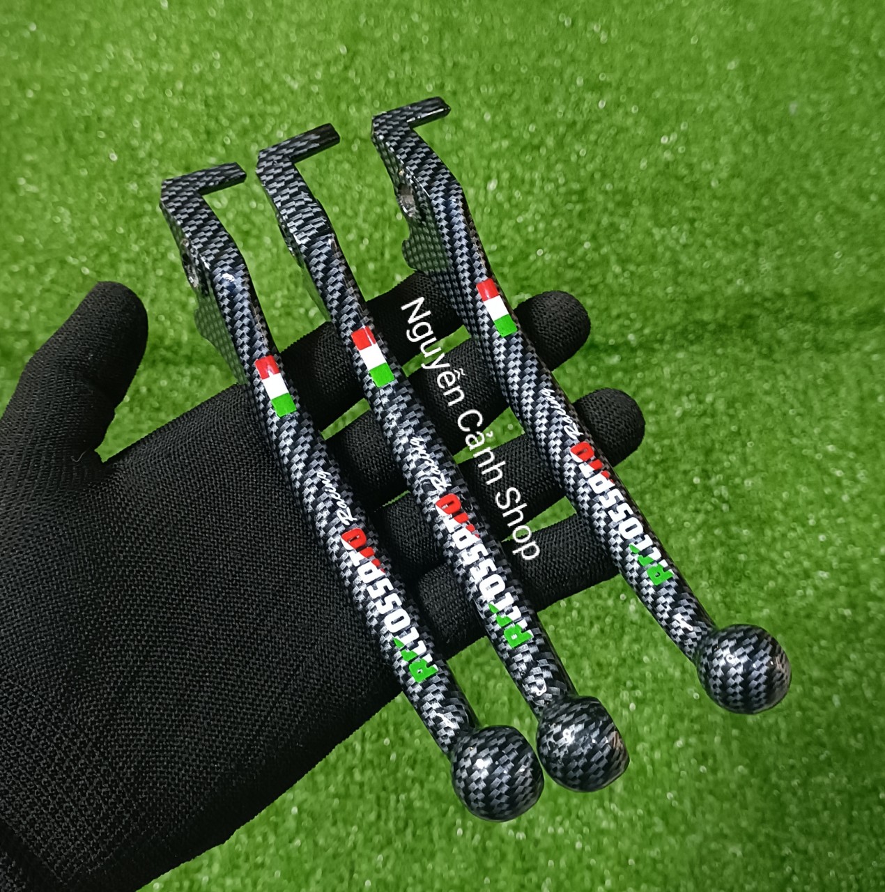 Tay thắng carbon V3-xe Future 125,wave đĩa
