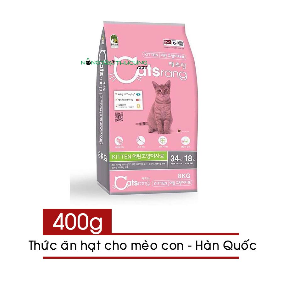 Hạt CATSRANG KITTEN Cho Mèo Con - 400g - Nhập Khẩu HQ - [Nông Trại Thú Cưng]