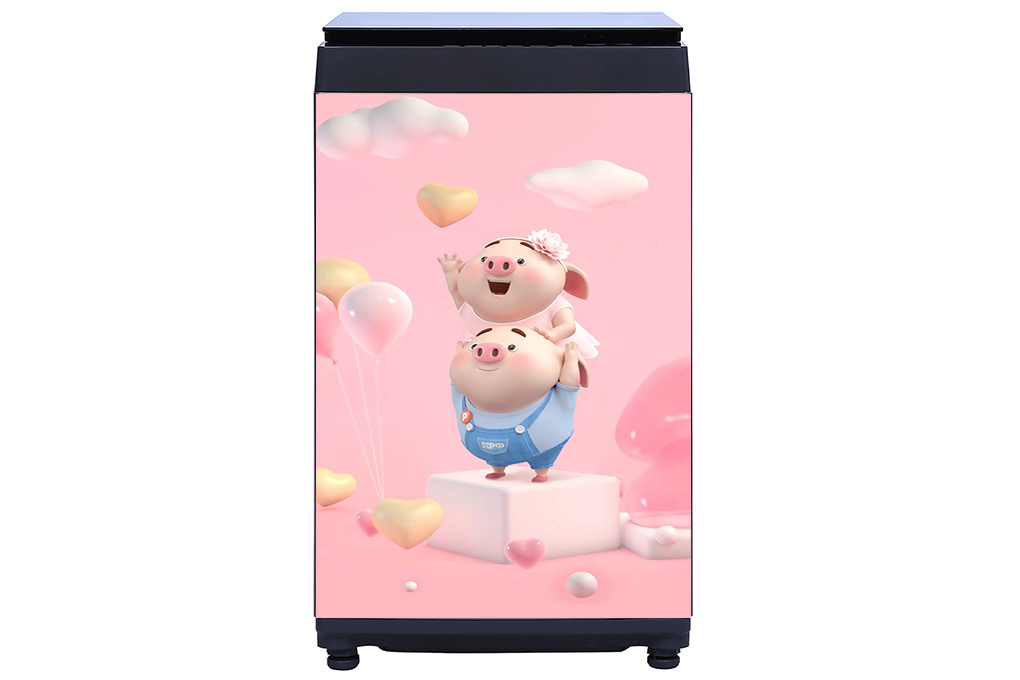 Decal dán máy giặt chất liệu cao cấp- Pig 2022
