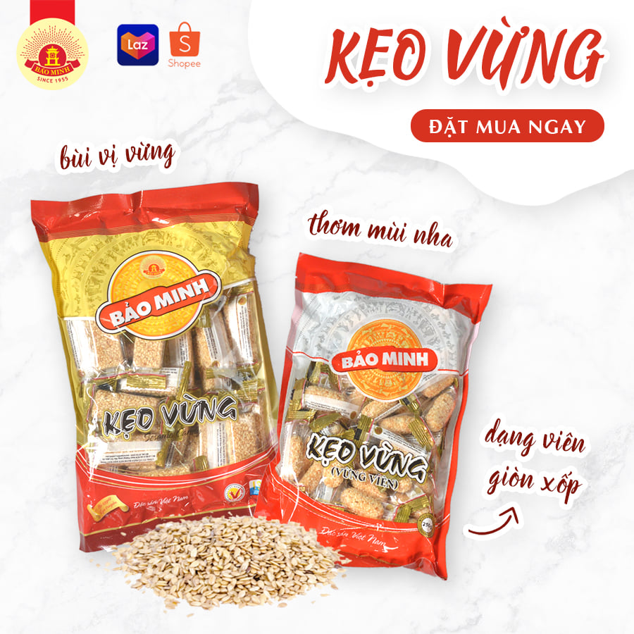 Kẹo vừng Bảo Minh 250g