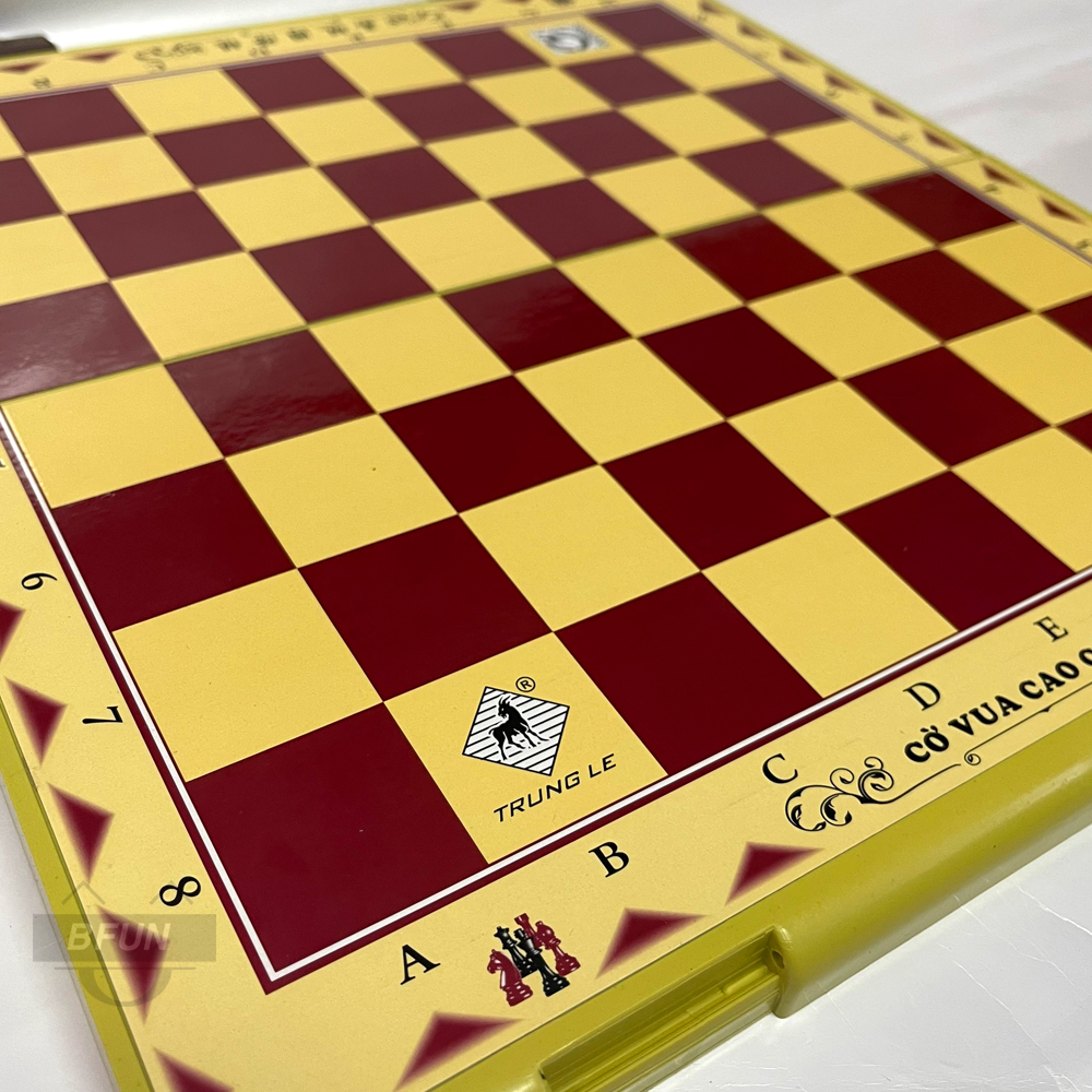 Bộ Cờ Vua CAO CẤP TRUNG LÊ - Bàn Cờ Vua Giá Rẻ - Size Trung - Boardgame, Đồ Chơi Trẻ Em BFUN