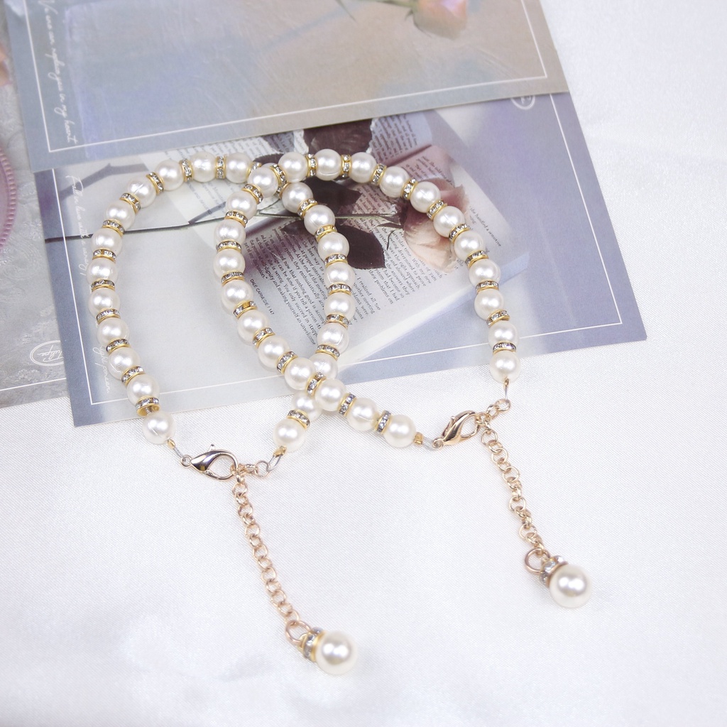 Phụ Kiện Dây Giày chuỗi hạt châu thời trang PK004