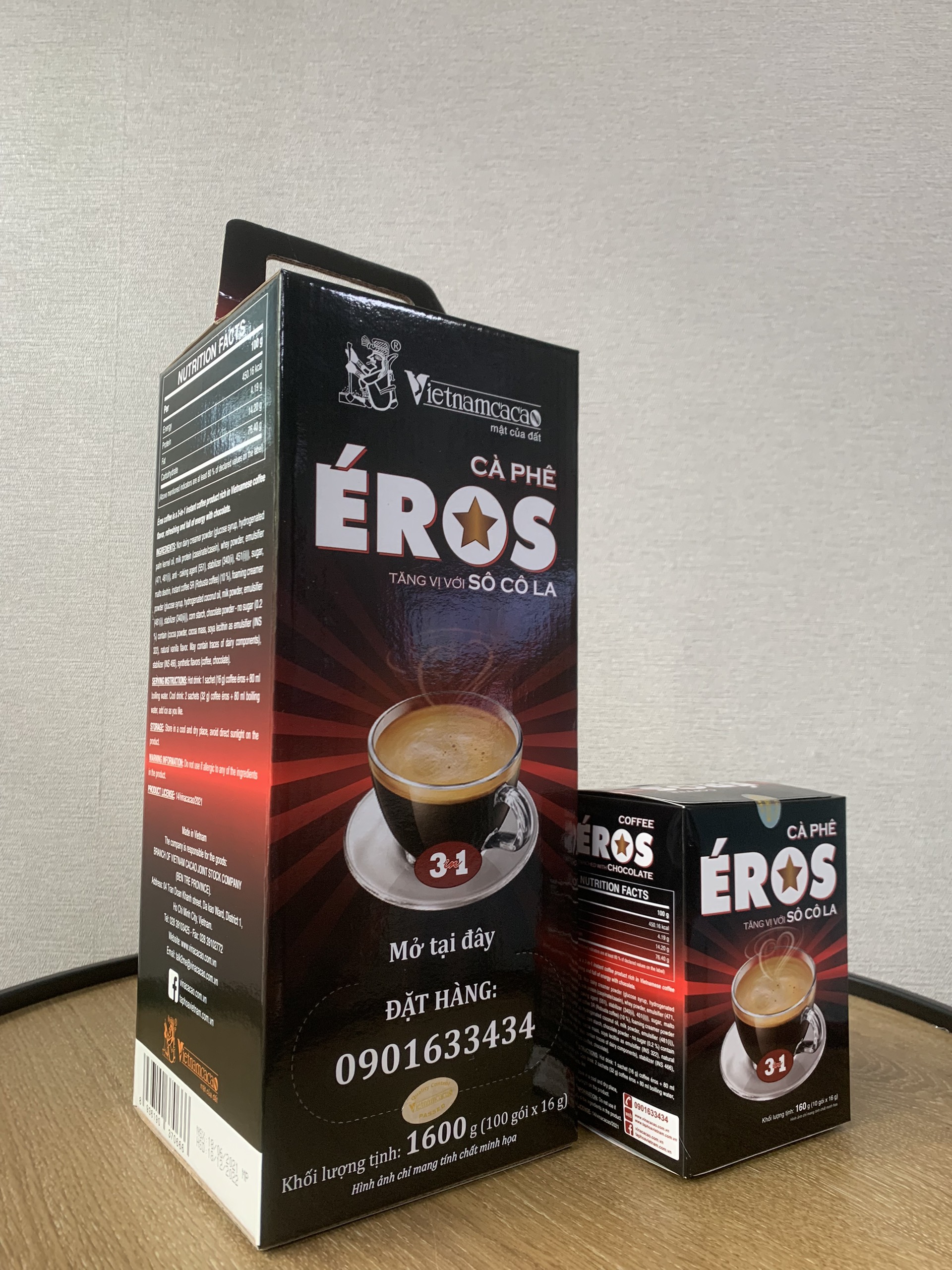 Cà phê 3in1 Éros - Vinacacao