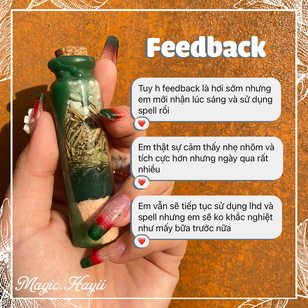 [ Spell May Mắn ] Lọ Spell Thu Hút May Mắn có Quà Tặng