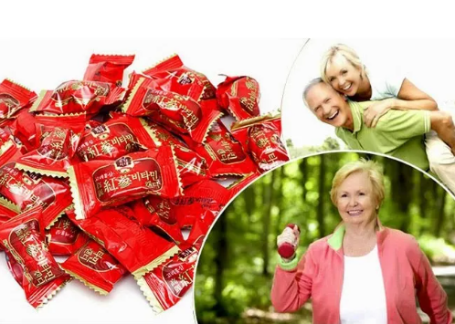 Kẹo Sâm 200g Hàn Quốc 6 Năm Tuổi 200g ( Mẫu Tiếng Hàn 100% )