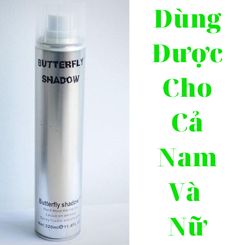 Lọ Gôm ( Keo ) Xịt Tạo Kiểu Tóc Nam  Buterfly Shadow ( Bạc ) 600 (300)ml [HÀNG SIÊU CHẤT LƯỢNG]❤❤❤❤❤❤