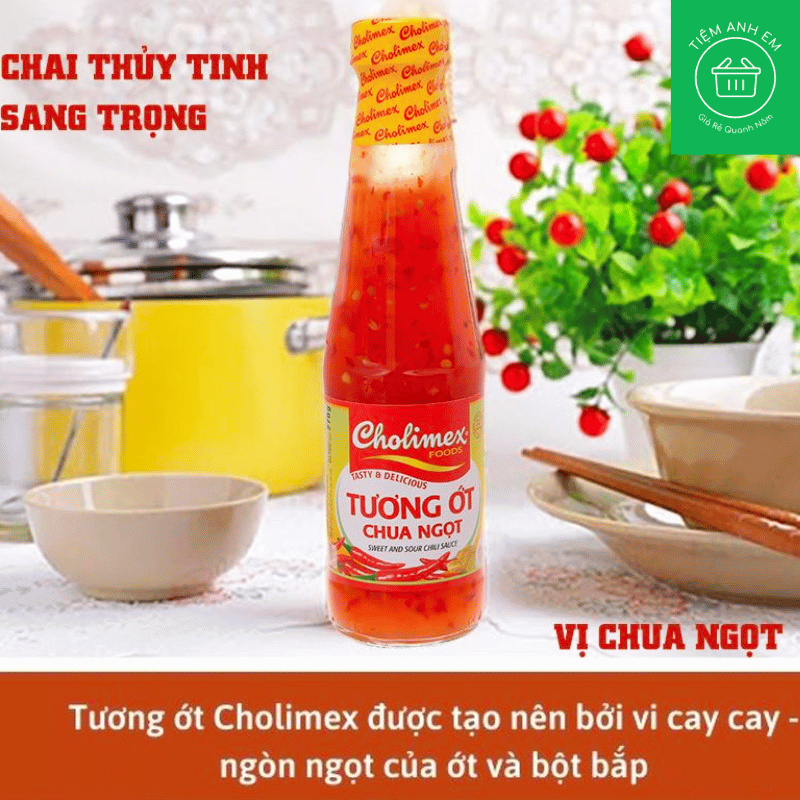 thumbnail image 2 of Cholimex Vietnamese Hot Chili Sauce (Tương Ớt) - 9oz Bottle, 5-Pack 2 of 4