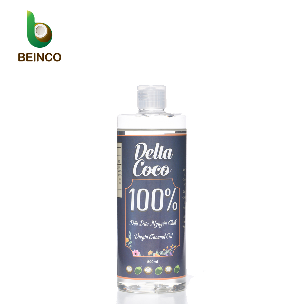 Dầu dừa nguyên chất (Virgin Coconut Oil) Delta Coco 500ml