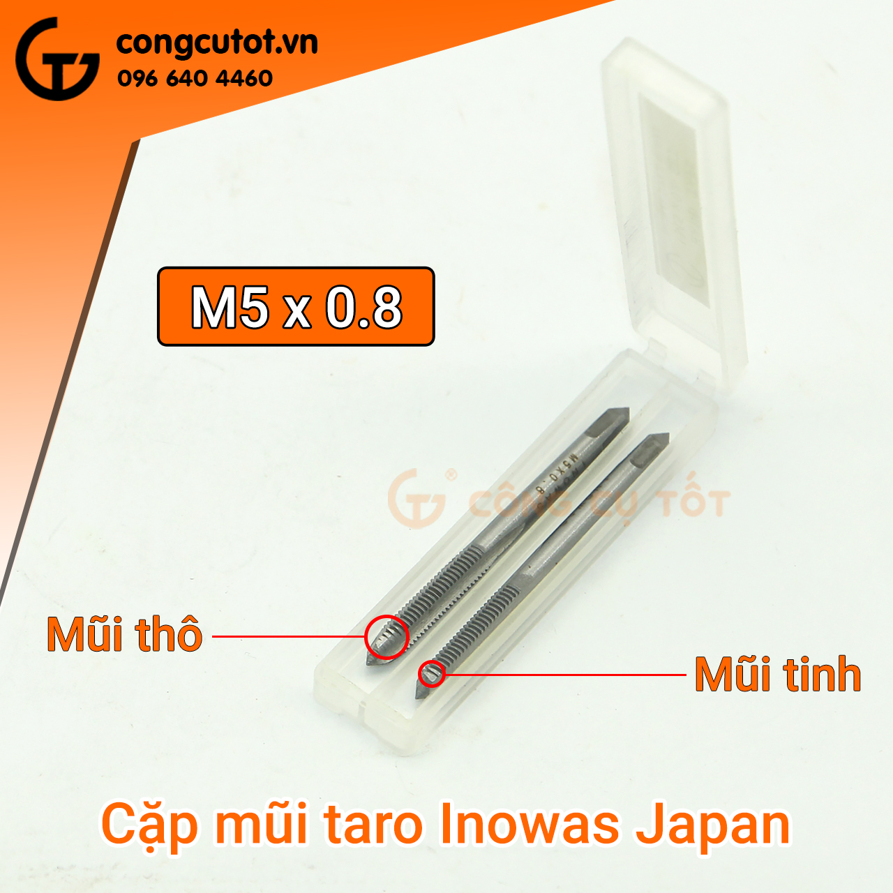 Taro tạo ren Inowas các cỡ 4-20L