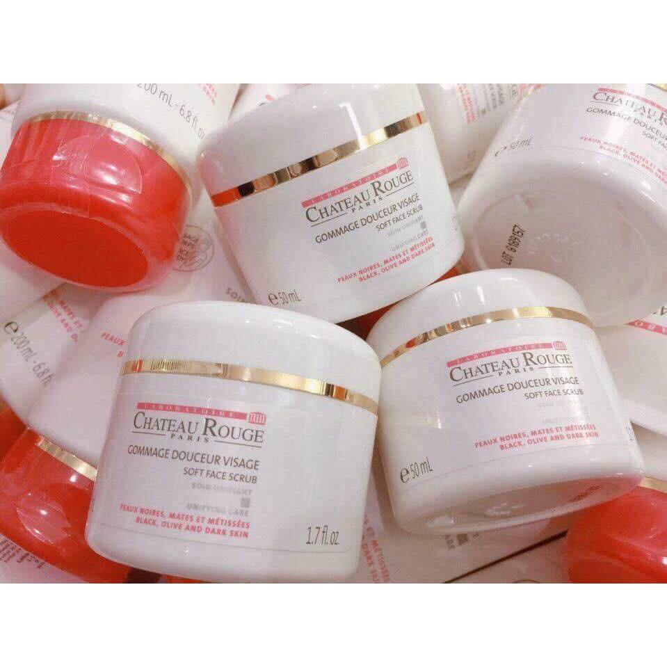 [HCM]Tẩy Tế Bào Chết Trắng Da CHATEAU ROUGE Soft Face Scrub 50ml