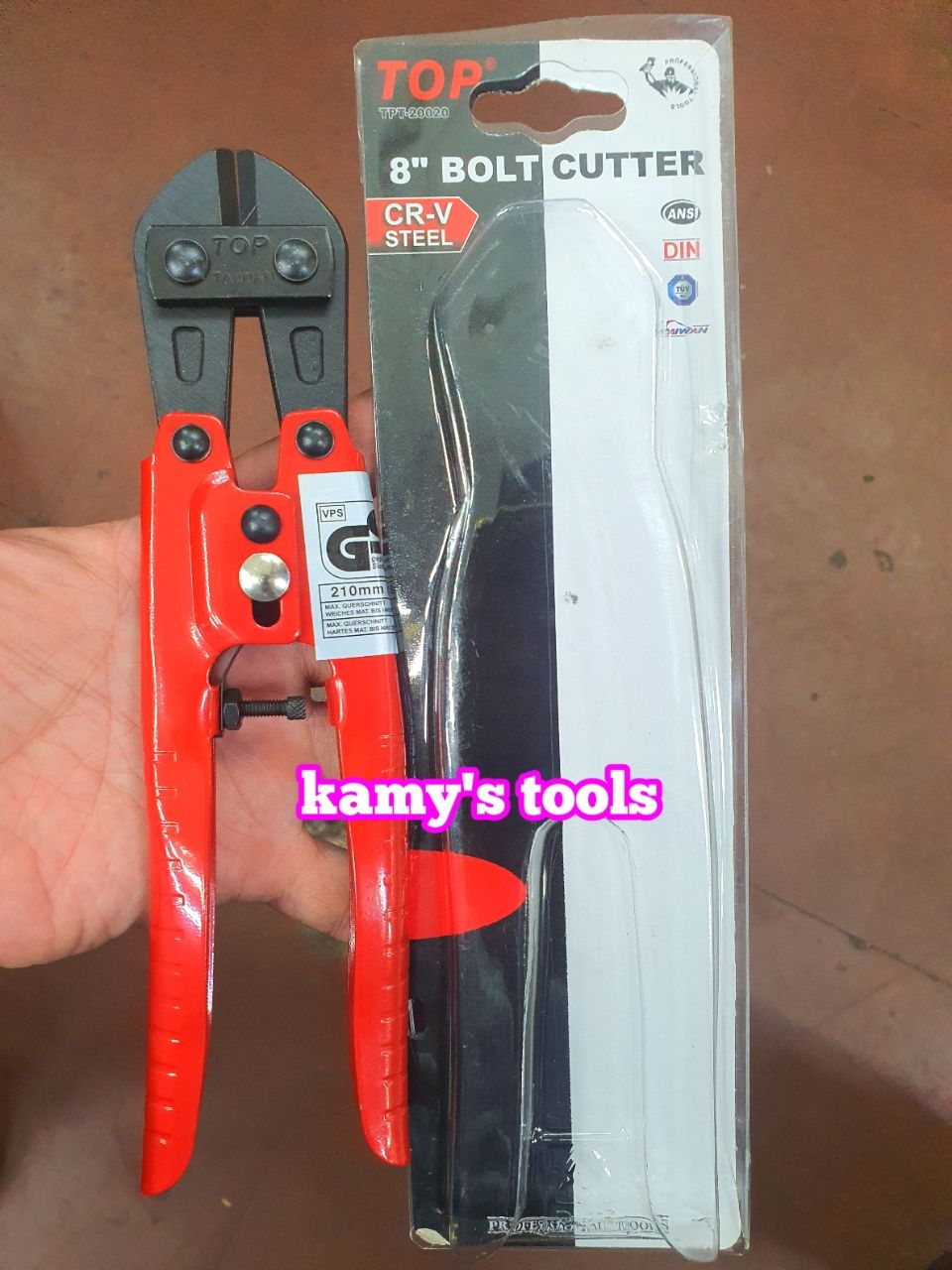 Kìm cắt sắt kẽm nhôm cộng lực mini 8 inch 200mm top tpt-20020 kìm cộng lực