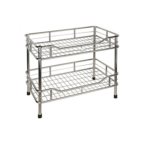 [HCM]KỆ INOX 2TẦNG INOX CAO CẤP ( ĐỦ SIZE)
