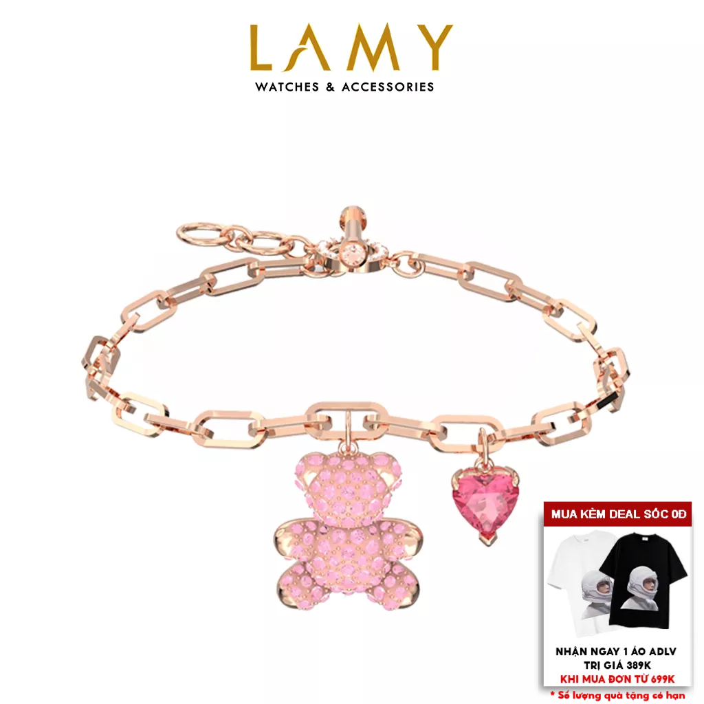 Vòng tay LAMY Teddy Bear Pink Bracelet 2055PI