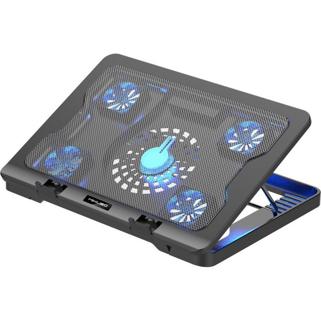 Đế Tản Nhiệt Laptop MiKu Đế Laptop Quạt Tản Nhiệt Laptop 5 Fan Có Led 2 ...