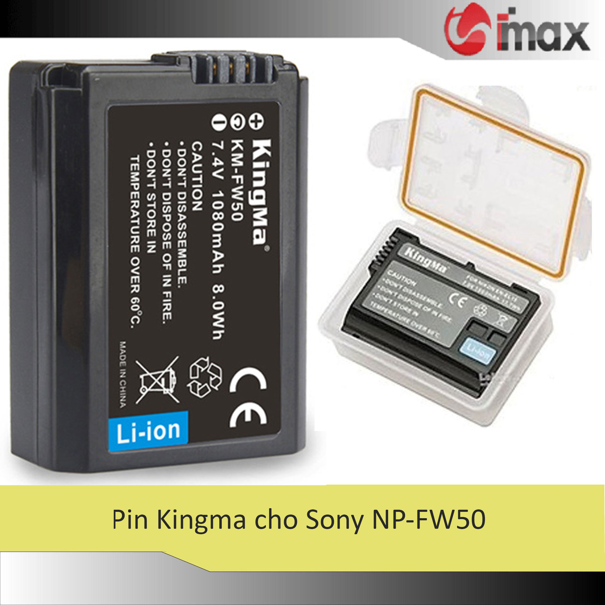 Pin máy ảnh Kingma NP-FW50