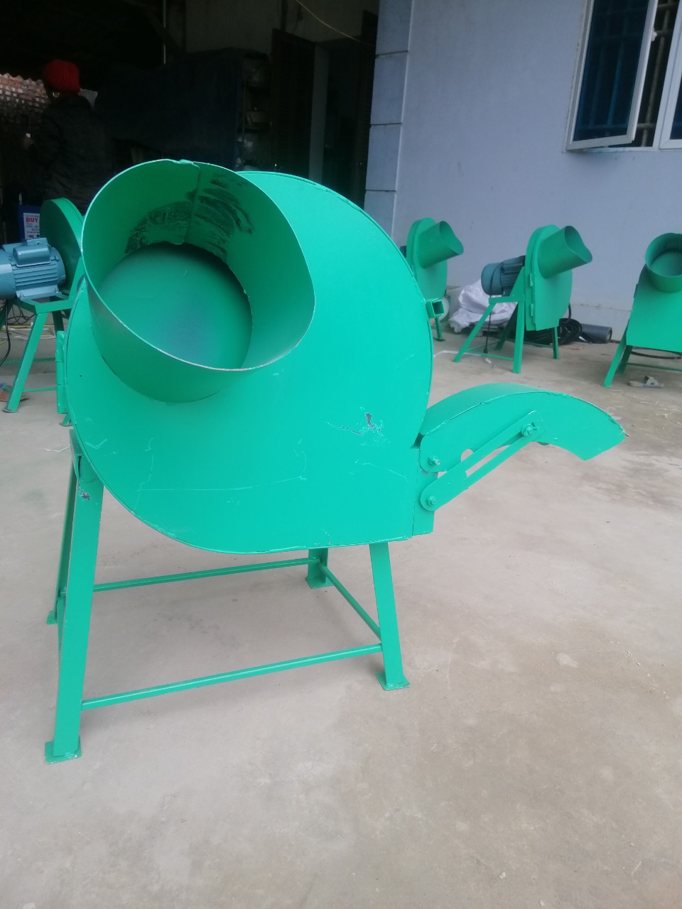 Máy thái chuối cửa ngang