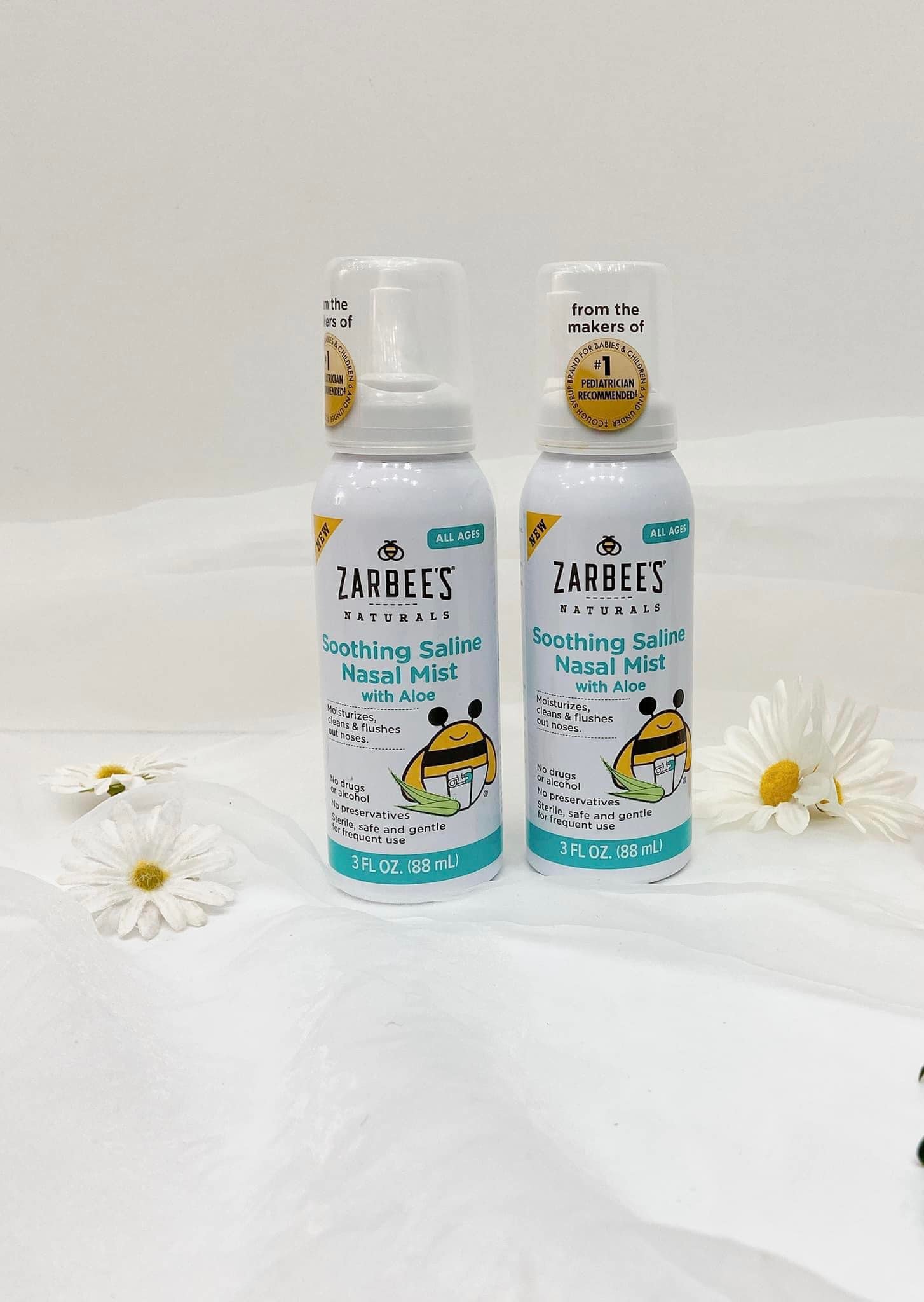Xịt mũi lô hội Zarbee Mỹ 88ml cho bé Zarbees