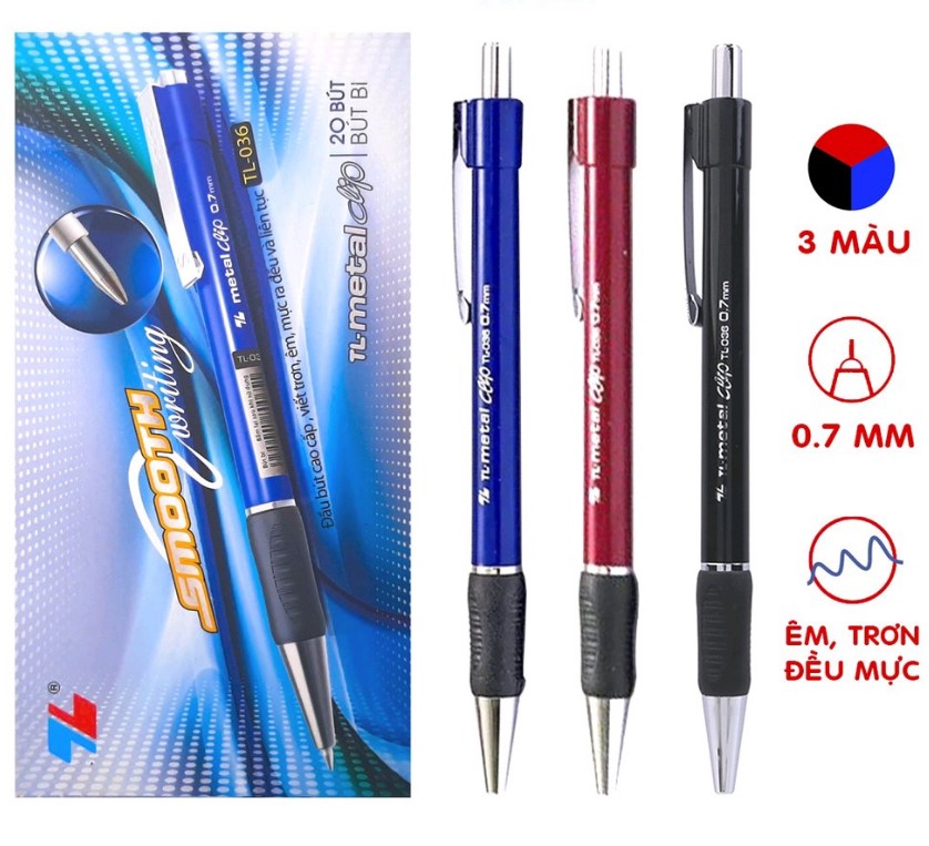 Bút Bi Thiên Long TL-036 - Ngòi 0.7mm