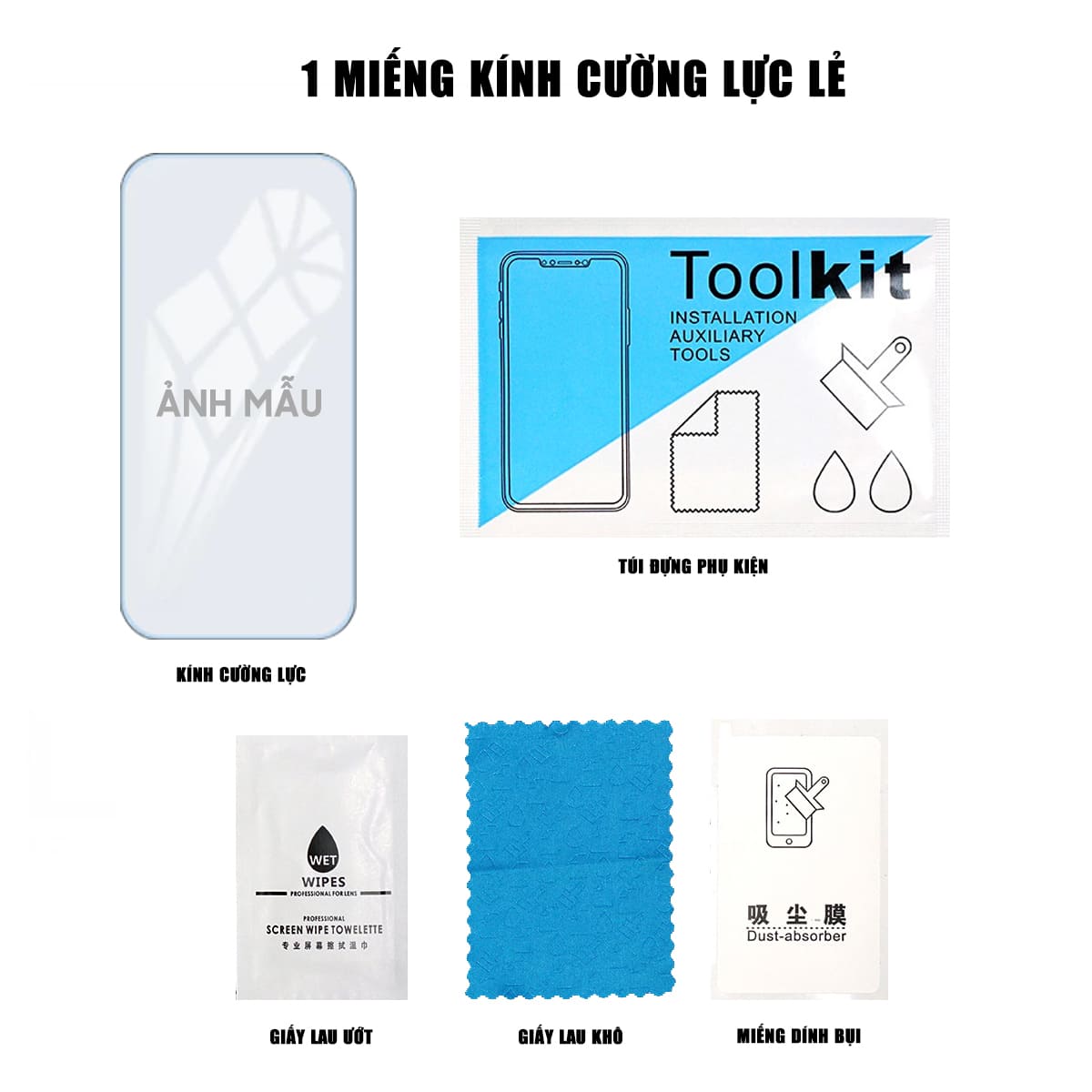 Kính cường lực Xiaomi Redmi Note 13 Pro / Note 12 Pro / Note 11 Pro / Note 10 Pro / Note 9 / Note 8 Pro full màn hãng Gor