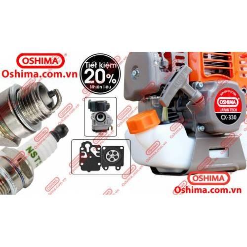 Máy cắt cỏ oshima 330 cam xám