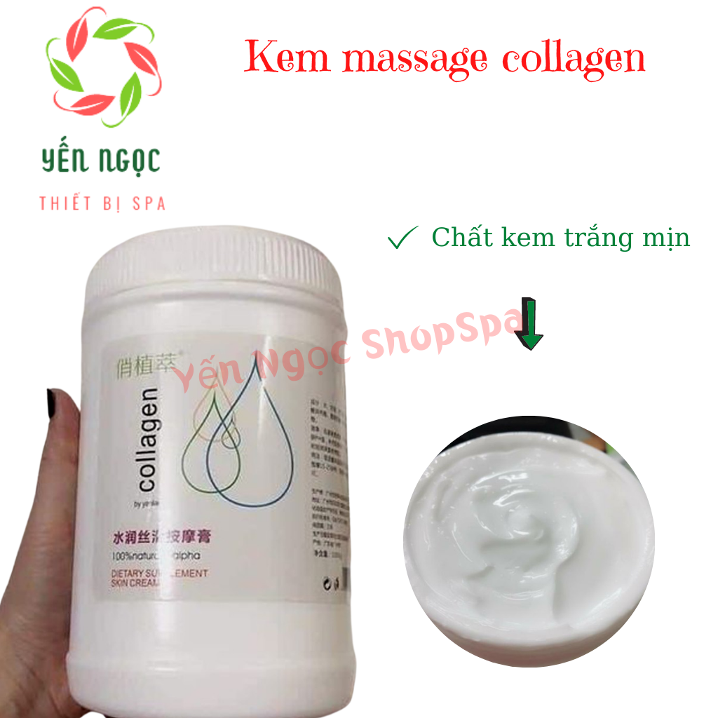Hũ 1000g Kem massage Collagen
